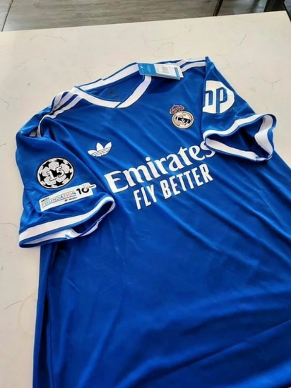 adidas Real Madrid 25/26 Third Jersey Blue & White